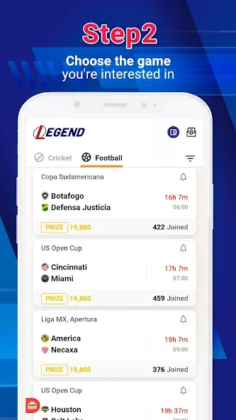 Legend Fantasy- Fantasy sports (Легенда фэнтези)  [МОД Mega Pack] Screenshot 3