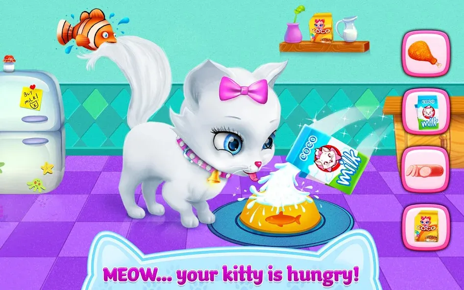 Kitty Love - My Fluffy Pet  [МОД Меню] Screenshot 3