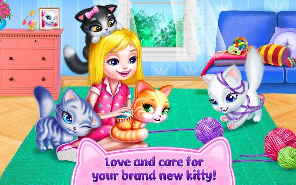 Kitty Love - My Fluffy Pet  [МОД Меню] Screenshot 5