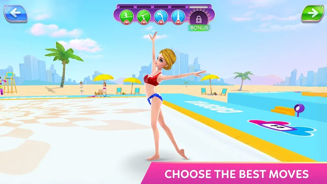 Gymnastics Superstar Star Girl  [МОД Unlimited Money] Screenshot 2