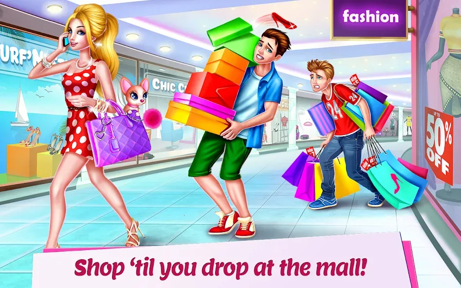 Shopping Mall Girl: Chic Game  [МОД Много монет] Screenshot 1