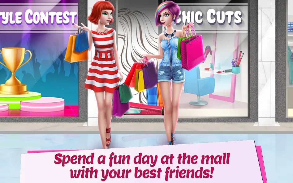 Shopping Mall Girl: Chic Game  [МОД Много монет] Screenshot 2