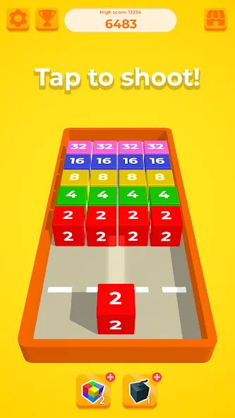 Chain Cube 2048: 3D merge game (Чейн Куб)  [МОД Unlimited Money] Screenshot 2