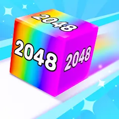 Скачать взломанную Chain Cube 2048: 3D merge game (Чейн Куб)  [МОД Unlimited Money] - полная версия apk на Андроид