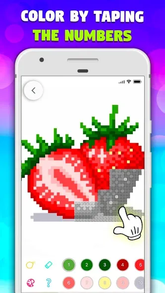 Pixel Art book・Color by number  [МОД Все открыто] Screenshot 2