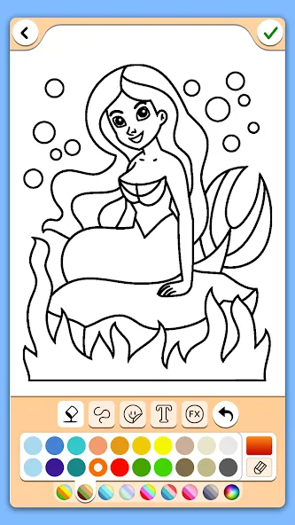 Coloring for girls and women  [МОД Все открыто] Screenshot 1