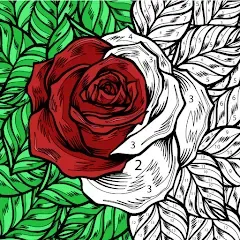 Взломанная Color by Number: Coloring Book  [МОД Все открыто] - полная версия apk на Андроид