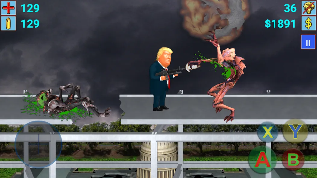 Aliens vs President (Элиены против Президента)  [МОД Меню] Screenshot 5