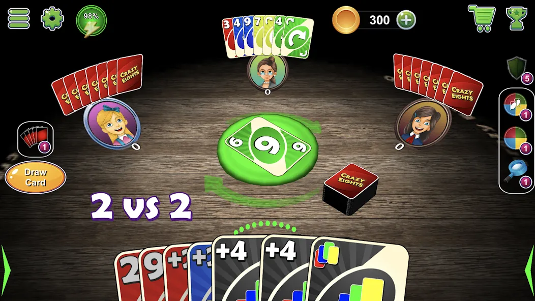 Crazy Eights 3D (КрэйзиЭйтс)  [МОД Menu] Screenshot 4