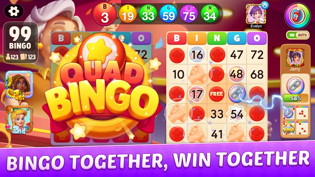 Bingo Frenzy®-Live Bingo Games (Бинго Френзи)  [МОД Много монет] Screenshot 2