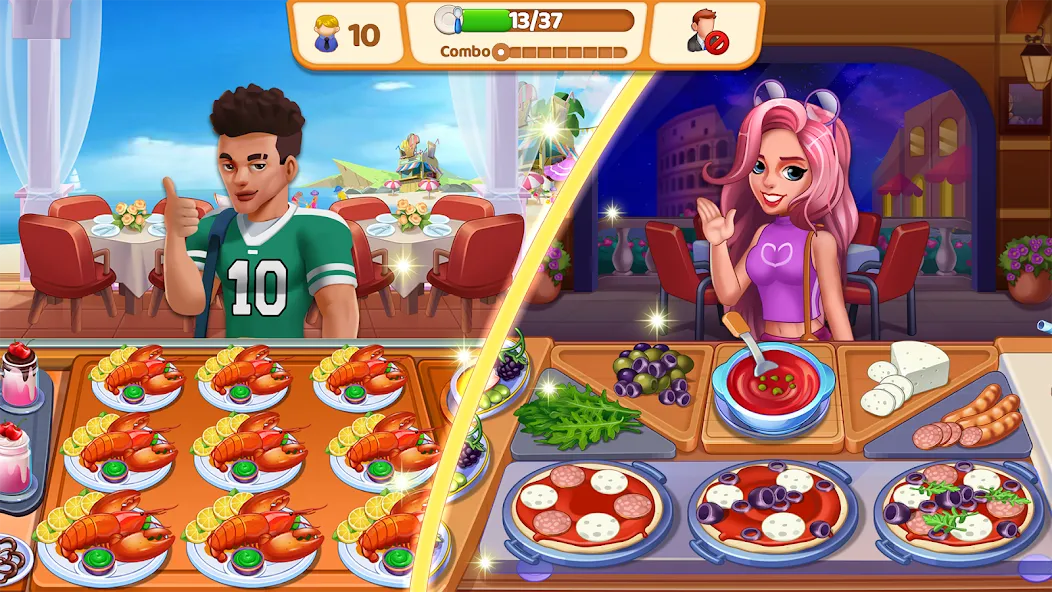 Food Voyage: Fun Cooking Games (Фуд Воядж)  [МОД Все открыто] Screenshot 5