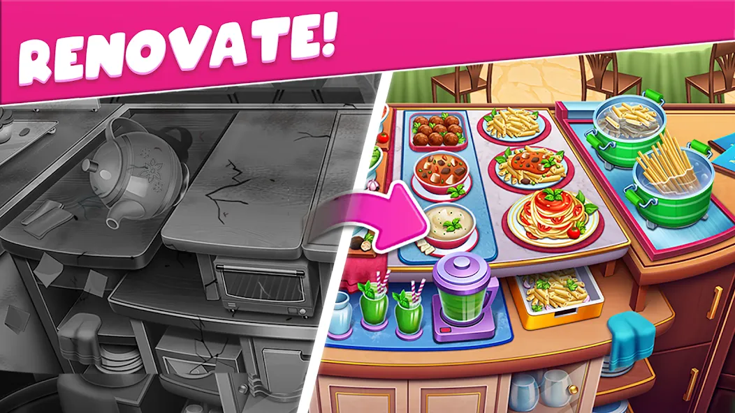 Cooking Taste Restaurant Games  [МОД Menu] Screenshot 4