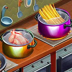 Взлом Cooking Team: Restaurant Games  [МОД Бесконечные деньги] - последняя версия apk на Андроид