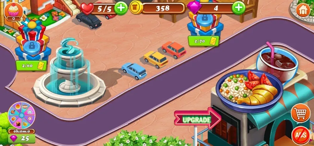 Food Game Crazy Super Chef  [МОД Много денег] Screenshot 3