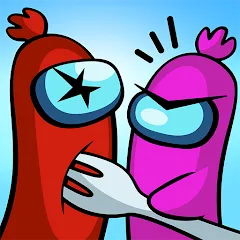 Скачать взломанную Sausage Wars.io  [МОД Бесконечные монеты] - стабильная версия apk на Андроид