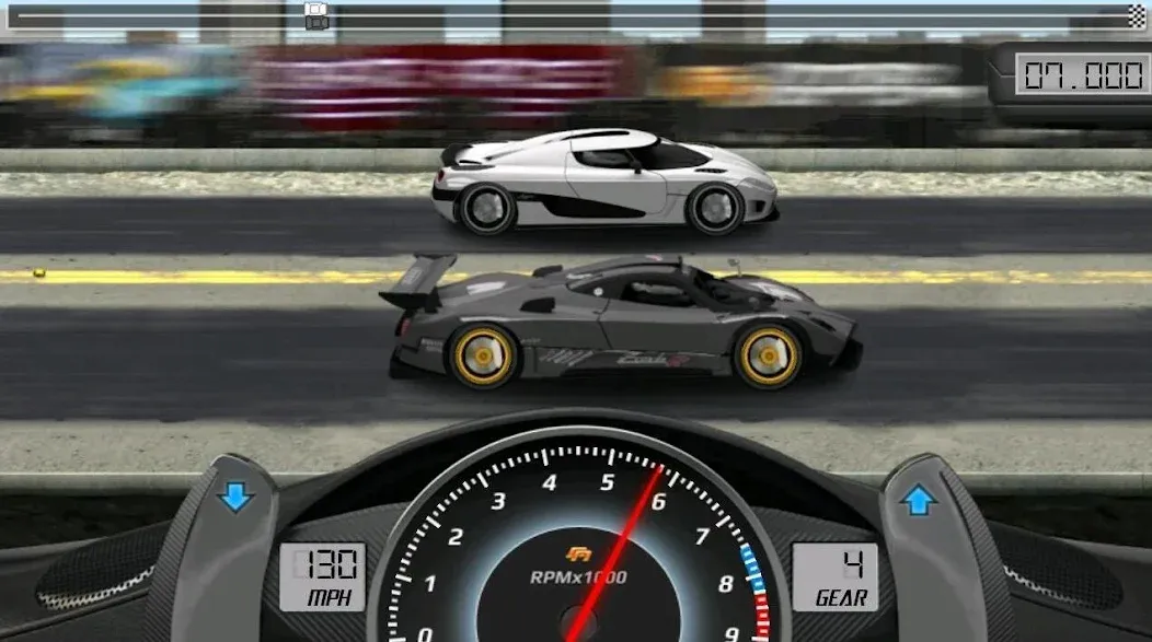 Drag Racing (Драгрейсинг)  [МОД Меню] Screenshot 2