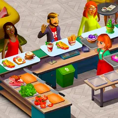 Скачать взломанную Cooking Cup: Fun Cafe Games (Кукинг Кап)  [МОД Unlocked] - последняя версия apk на Андроид