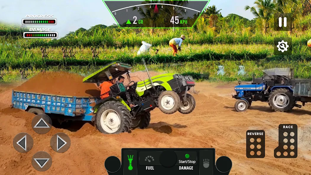 Tractor Simulator Farm Games (Фарминг игры)  [МОД Много монет] Screenshot 2