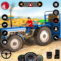 Взломанная Tractor Simulator Farm Games (Фарминг игры)  [МОД Много монет] - стабильная версия apk на Андроид