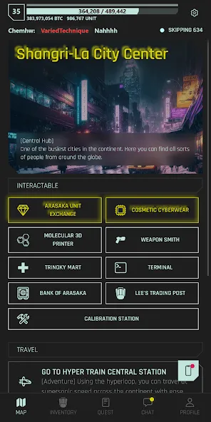 CyberCode Online -Text MMORPG (СайберКод Онлайн)  [МОД Меню] Screenshot 4