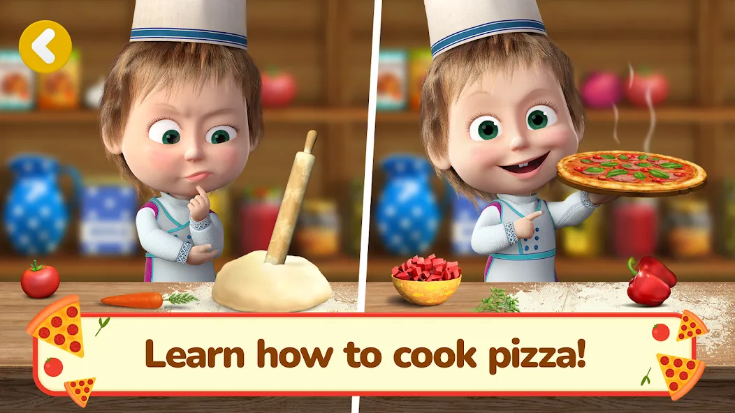 Masha and the Bear Pizza Maker  [МОД Все открыто] Screenshot 3