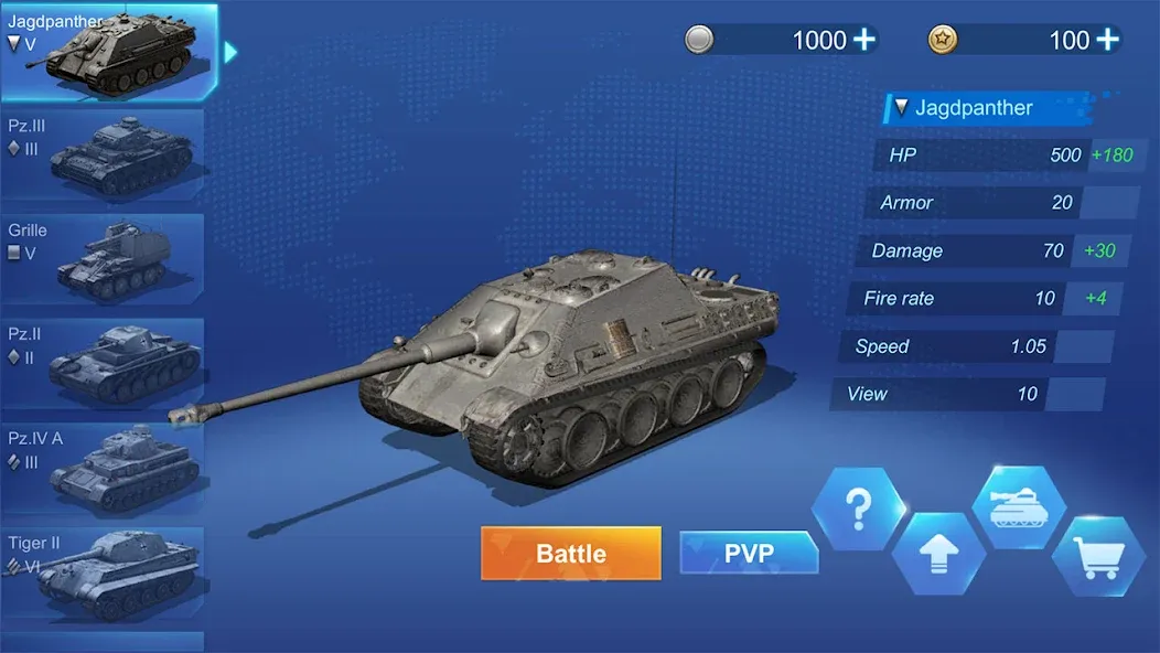 Ace Tank  [МОД Menu] Screenshot 1