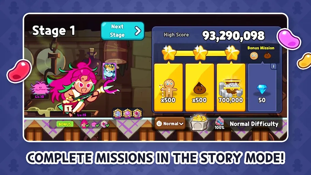 CookieRun: OvenBreak (Куки Ран)  [МОД Все открыто] Screenshot 3