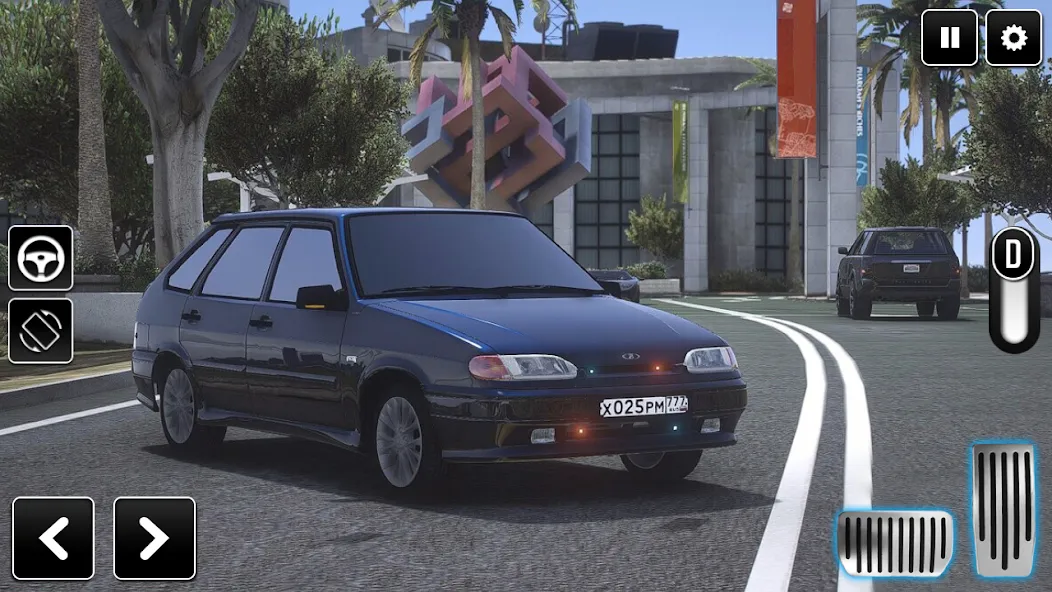 2114 Car Driving: Lada sedan  [МОД Бесконечные деньги] Screenshot 2