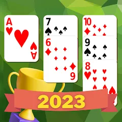 Взлом Klondike Solitaire Offline  [МОД Бесконечные деньги] - последняя версия apk на Андроид