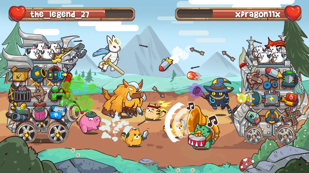 CatnRobot Idle TD: Battle Cat (КэтТауэр Айдл ТД)  [МОД Много денег] Screenshot 3