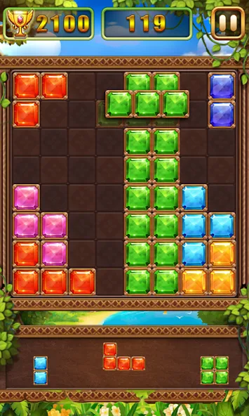 Puzzle Block Jewels (Пазл Блок Драгоценности)  [МОД Menu] Screenshot 3