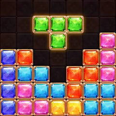 Взломанная Puzzle Block Jewels (Пазл Блок Драгоценности)  [МОД Menu] - полная версия apk на Андроид