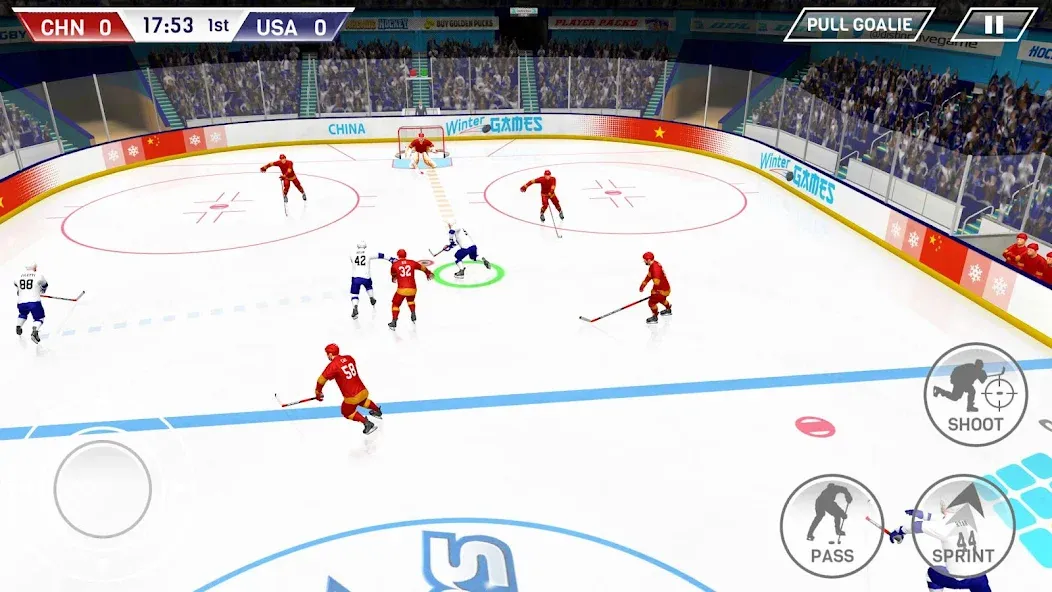 Hockey All Stars (Хоккей Олл Старс)  [МОД Бесконечные монеты] Screenshot 2