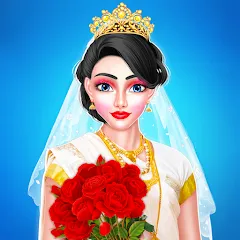 Взломанная Indian Bride Makeup Games (Индийская невеста игры по макияжу)  [МОД Mega Pack] - последняя версия apk на Андроид