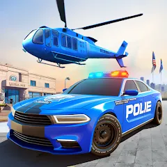 Скачать взлом US Police Car Transporter Game (Полицейский транспорт игры)  [МОД Menu] - последняя версия apk на Андроид