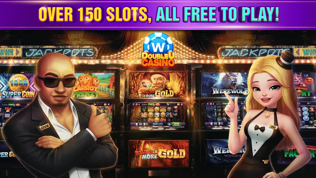 DoubleU Casino™ - Vegas Slots (ДаблЮ Казино)  [МОД Unlocked] Screenshot 5