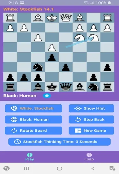 Chess With Stockfish 16  [МОД Много денег] Screenshot 2