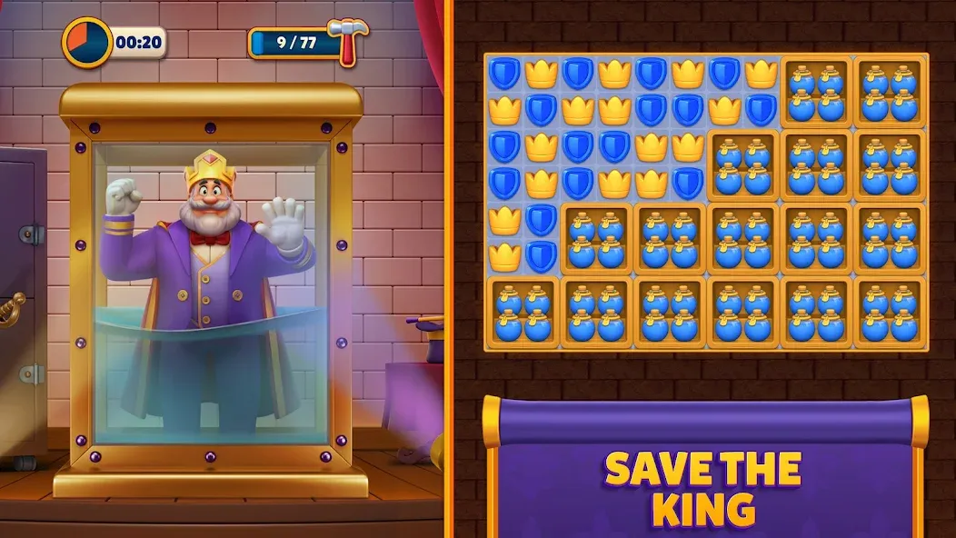 Royal Match (Роял Мэтч)  [МОД Бесконечные монеты] Screenshot 1