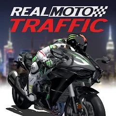 Скачать взломанную Real Moto Traffic (Реал Мото Трафик)  [МОД Много денег] - полная версия apk на Андроид