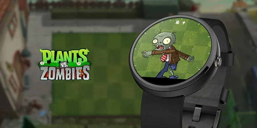 Plants vs. Zombies™ Watch Face  [МОД Бесконечные деньги] Screenshot 1