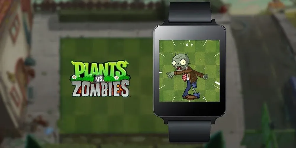 Plants vs. Zombies™ Watch Face  [МОД Бесконечные деньги] Screenshot 2