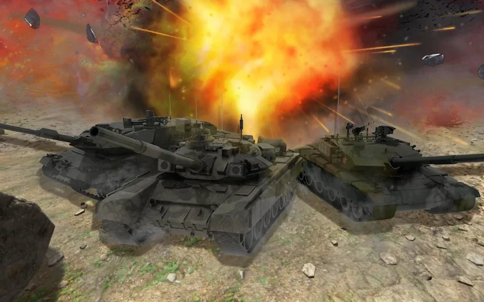 Real Tank Battle : War Machine (Реальное танковое сражение)  [МОД Все открыто] Screenshot 4