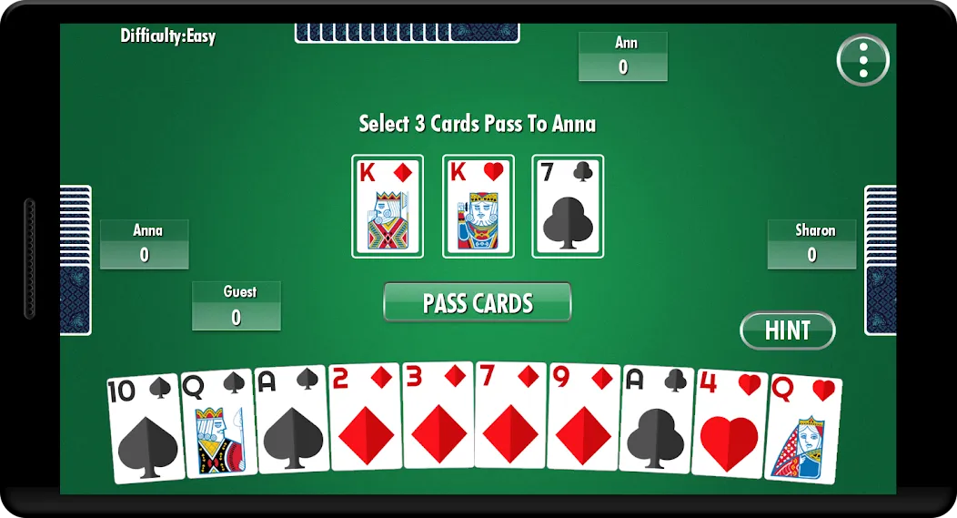 Hearts - Card Game (Хартс)  [МОД Много монет] Screenshot 1