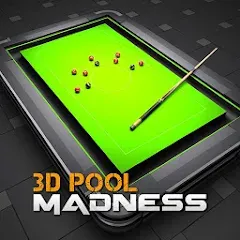 Скачать взлом 3D Pool Madness (Пул Безумие)  [МОД Unlocked] - последняя версия apk на Андроид