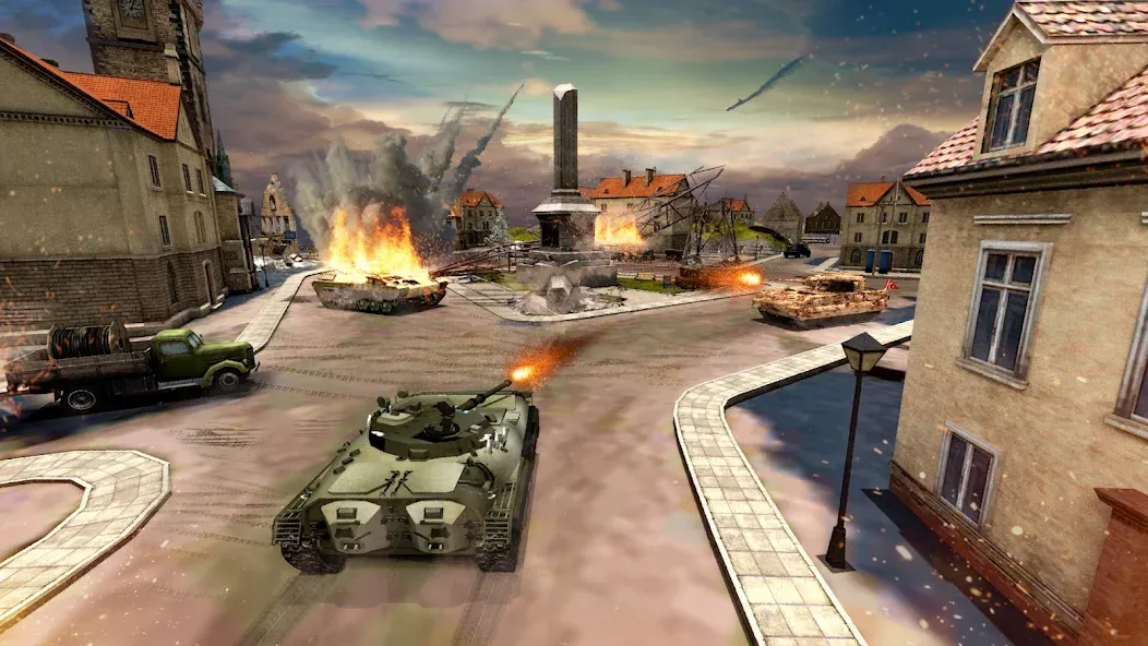 Tank Battle Army Games 2023  [МОД Unlocked] Screenshot 3