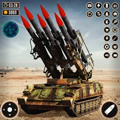 Взломанная Tank Battle Army Games 2023  [МОД Unlocked] - последняя версия apk на Андроид