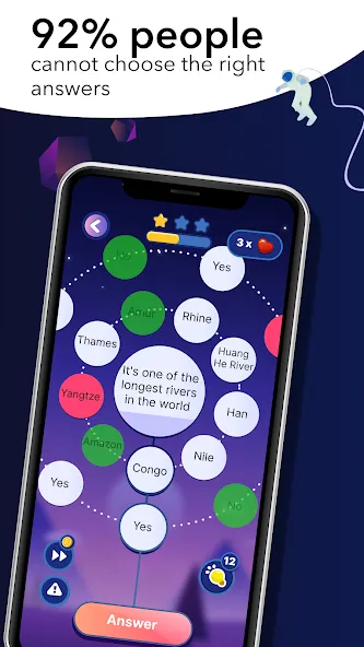 Erudite: Trivia Game & Quiz (Эрудит)  [МОД Бесконечные деньги] Screenshot 1