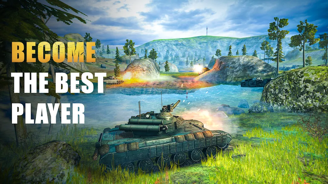 Tank Force: Tank games blitz  [МОД Unlocked] Screenshot 2