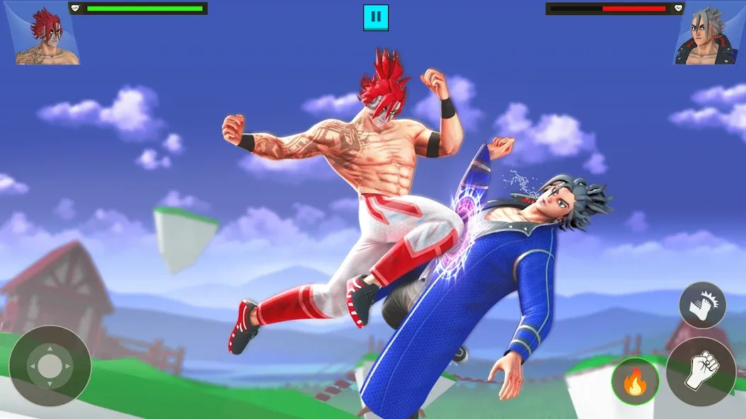 Anime Fighting Game (Аниме Файтинг Гейм)  [МОД Unlocked] Screenshot 1