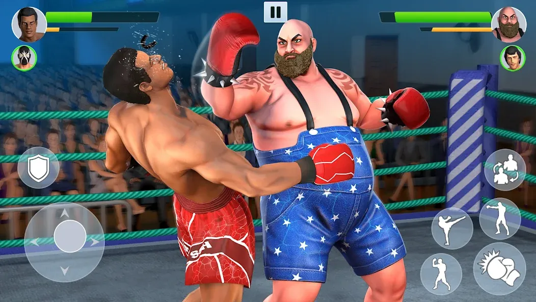 Boxing Heros: Fighting Games (Тэг Боксинг Игры)  [МОД Unlimited Money] Screenshot 2